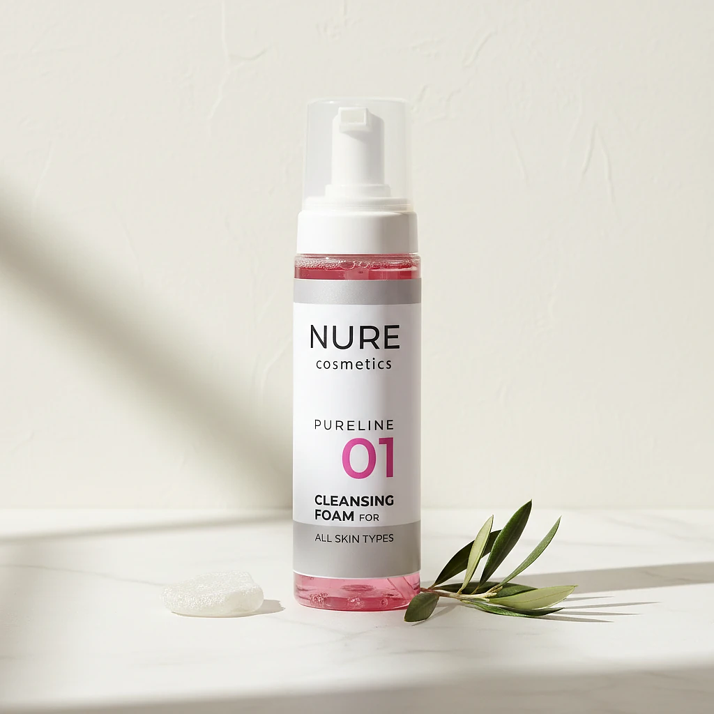 CLEANSING FOAM 01 | Καθαριστικός Αφρός Προσώπου με Πανθενόλη & Αλόη (200ml)